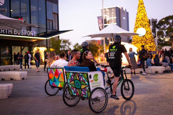 Christmas Lights Rickshaw Tour in Perth - Price and value: $80.68 per group (up to 2)