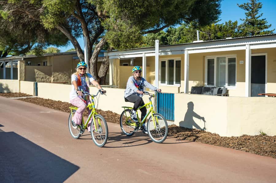From Perth: Rottnest Island Full-Day Bike and Ferry Trip - Quokkas and the settlement: where to see them and how not to get climbed on