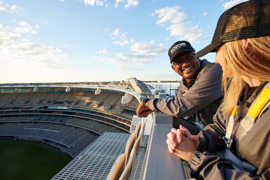Optus Stadium HALO Rooftop Experience - Western Viewing Deck: where Derbarl Yerrigan looks its best