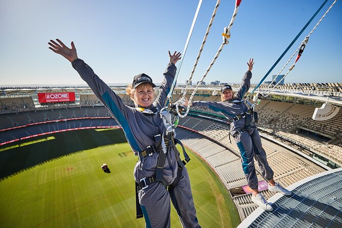 Optus Stadium VERTIGO Experience - The Rooftop Thrill Setup: Safety First, Then the Edge