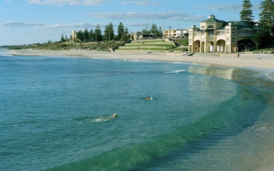 Perth & Fremantle Tour with Scenic Swan River Cruise - St George’s Terrace and Perth’s old-meets-new center