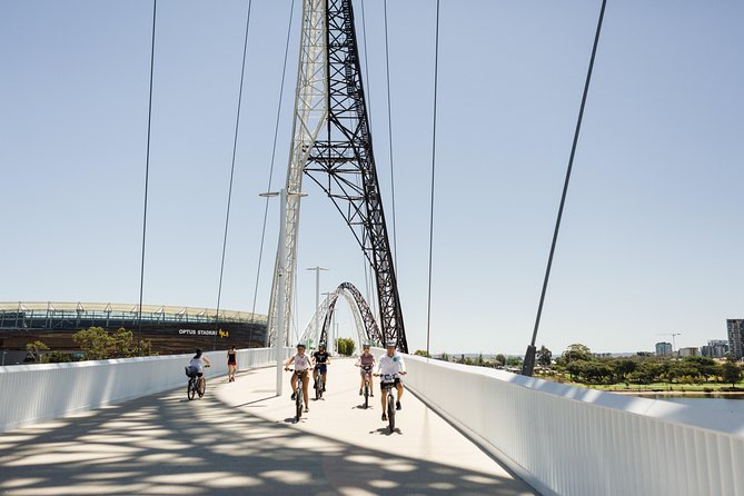 Perth Landmarks & Scenic Foreshore - Guided Bike Tour - Boorloo Bridge: where Indigenous culture shows up in modern infrastructure