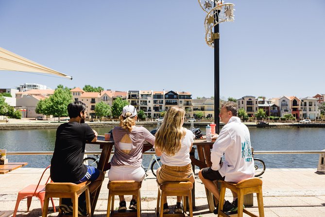 Perth Landmarks & Scenic Foreshore - Guided Bike Tour - Claisebrook Cove coffee break: an easy place to recharge