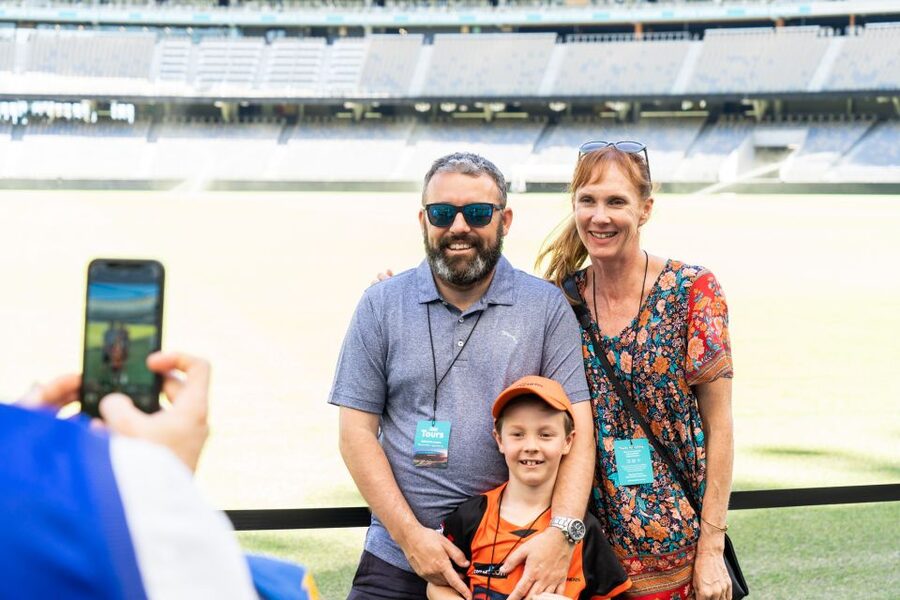 Perth: Optus Stadium Guided Tour - Inner sanctum access: change rooms, locker rooms, coaches space