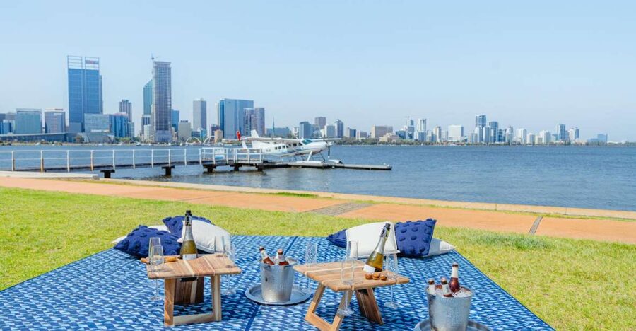 Perth: Scenic Seaplane Tour with Cheese Board & Champagne - Safety briefing and meeting your captain: calm before the lift