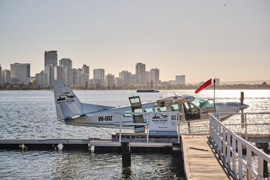 Perth: Scenic Seaplane Tour with Cheese Board & Champagne - Seaplane takeoff from the Swan River: that first climb hits fast