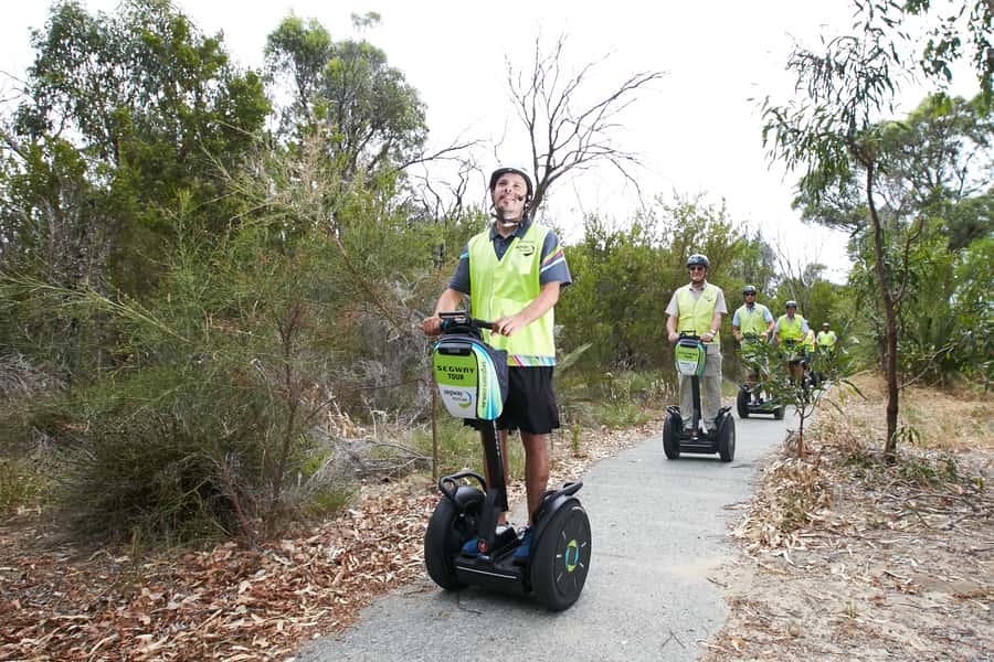 Perth Segway 1.5 Hour Kings Park Tour - Mt Eliza to Kings Park: leafy pathways, fallen soldiers, then sudden quiet