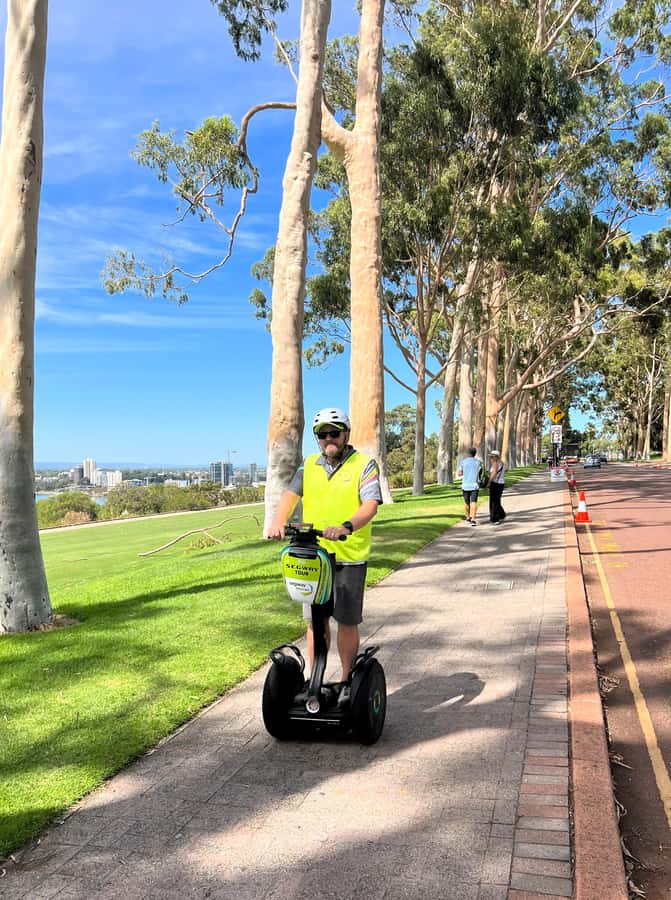 Perth Segway 1.5 Hour Kings Park Tour - Swan River vistas and open parkland: the Perth skyline moment you’ll remember