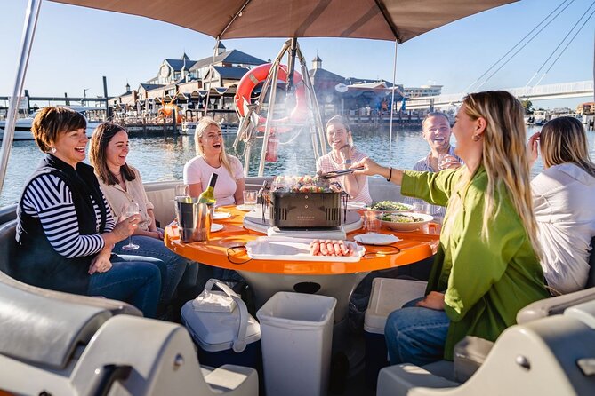 Self-Drive BBQ Boat Hire Mandurah - Group of 3 - 6 people - Boat driving: easy controls, real independence