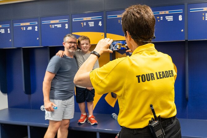 The Optus Stadium Tour - Victory Lounge and the Coaches Room: the view and the meaning