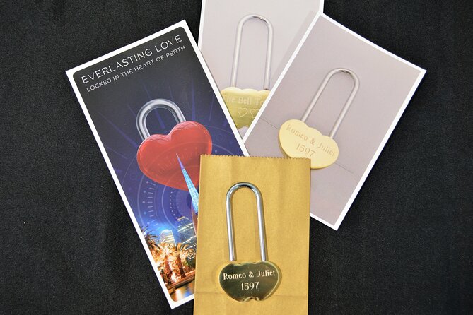 The Romance Package (Bell Tower tour for 2 people, plus personalised Love Lock) - Observation deck and Swan River views: romance with a backdrop
